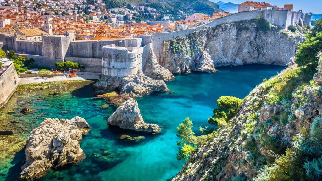 Sometimes known as the Pearl of the Adriatic, Dubrovnik is a stunningly preserved city in southern Croatia fronting the Adriatic Sea