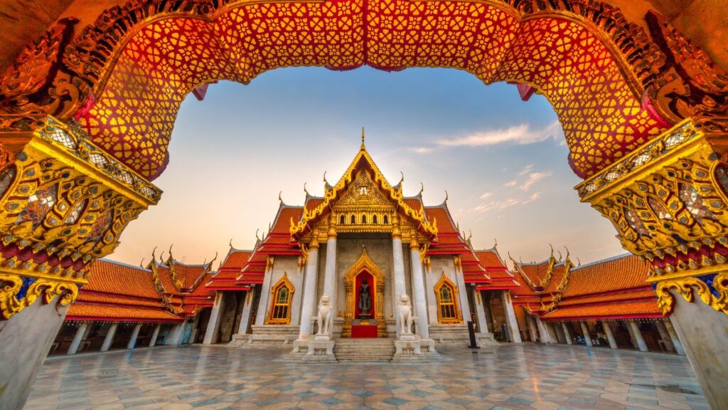 Make sure to visit the many temples and sites when you travel to Bangkok