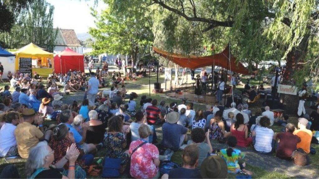 The Cygnet Folk Festival, one of Australia's most iconic folk music festivals and a good reason to travel to Australia in January