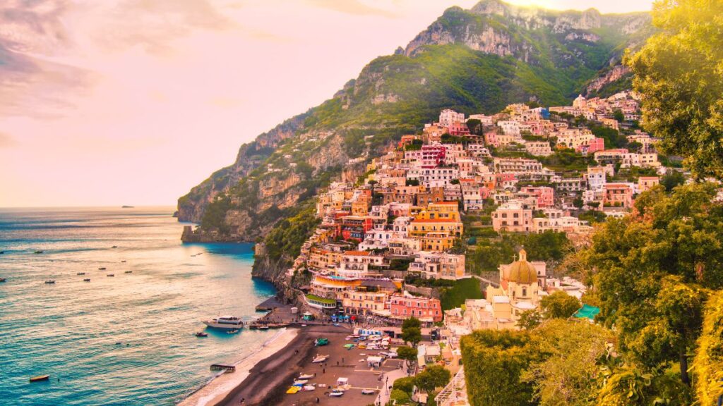 Drive down to the Amalfi Coast to see the sunset 