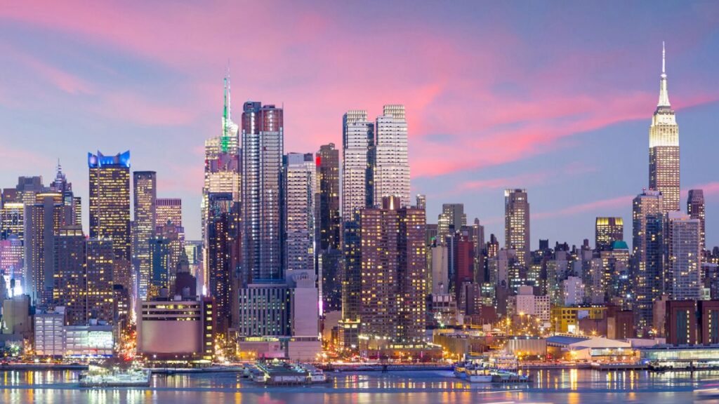 New York probably has the most famous skyline in the world