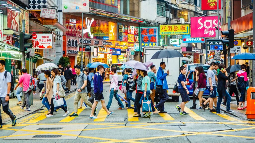 Should you visit Hong Kong now. The busy streets of Causeway Bay are no longer as crowded