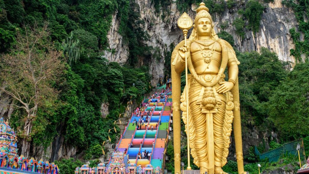 The Batu caves are a must visit on your trip to Malaysia.