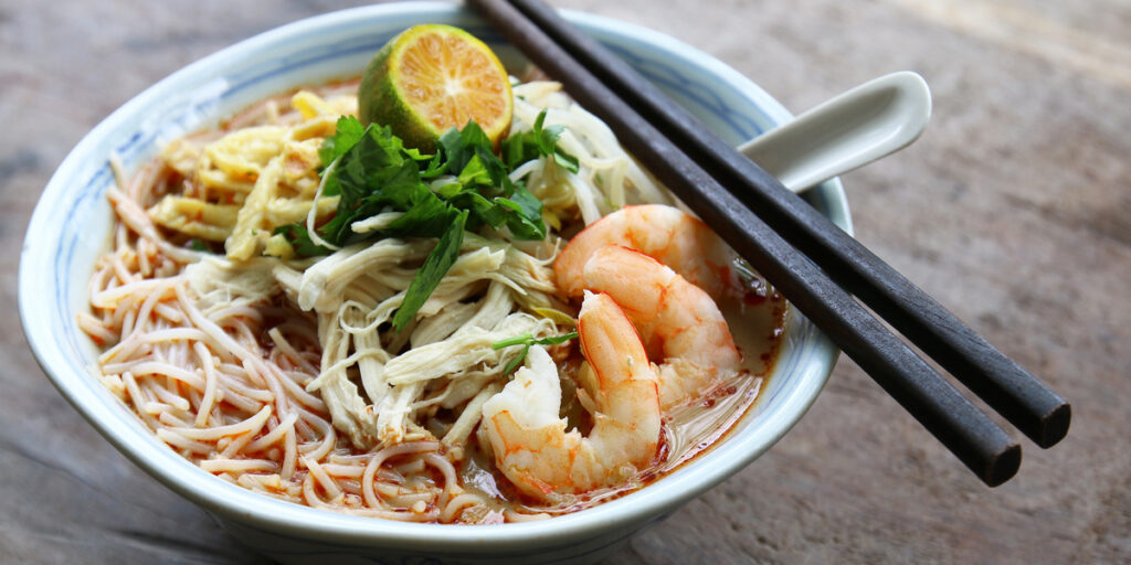 Sarawak Laksa Taste Atlas is famous Kuching