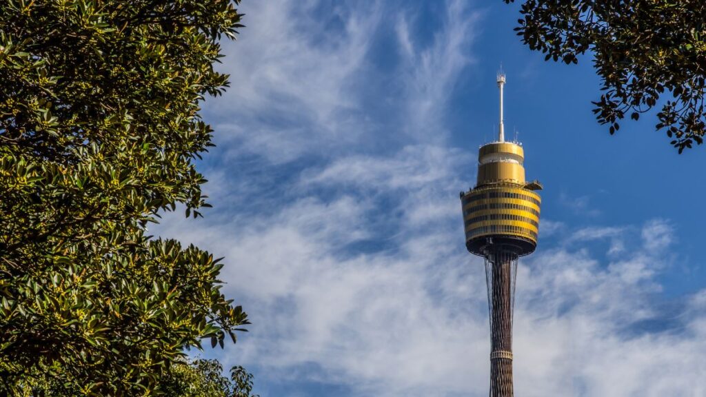 The Sydney Tower Eye is one of the top tourist attractions in Sydney