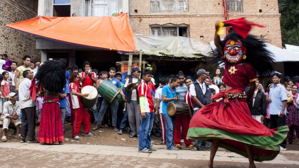 Festivals are a common sight when you visit Nepal