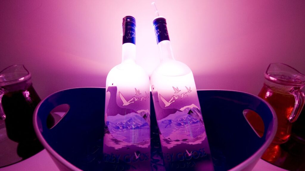 Grey Goose vodka is a popular brand and the best vodka to a lot of people