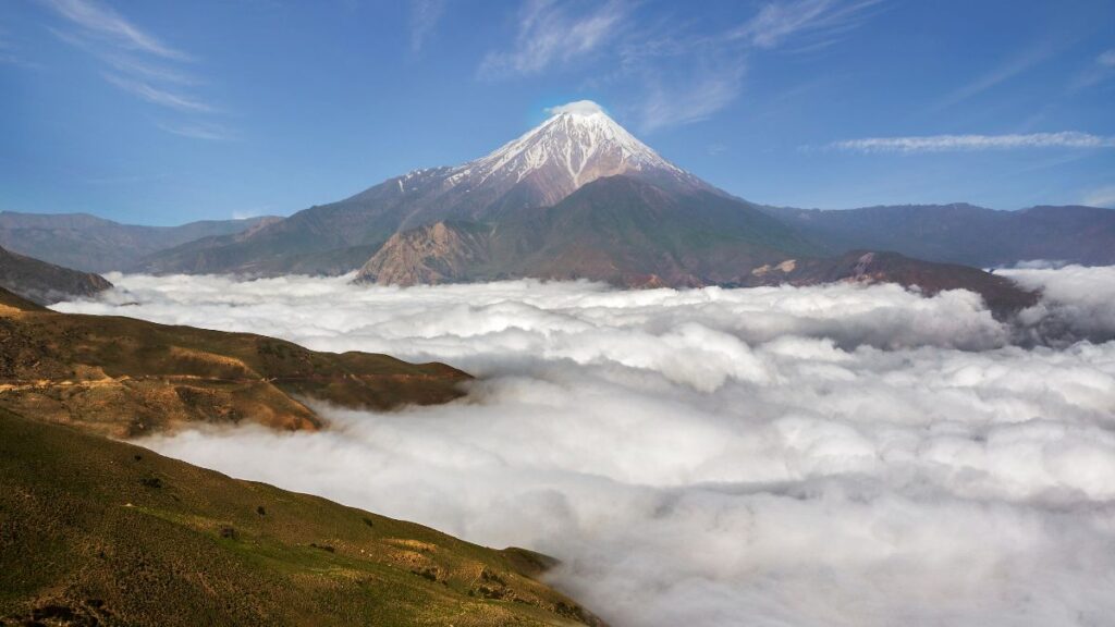 Mount Damavand in Iran is a beautiful peak and one of the top Asian mountains to explore