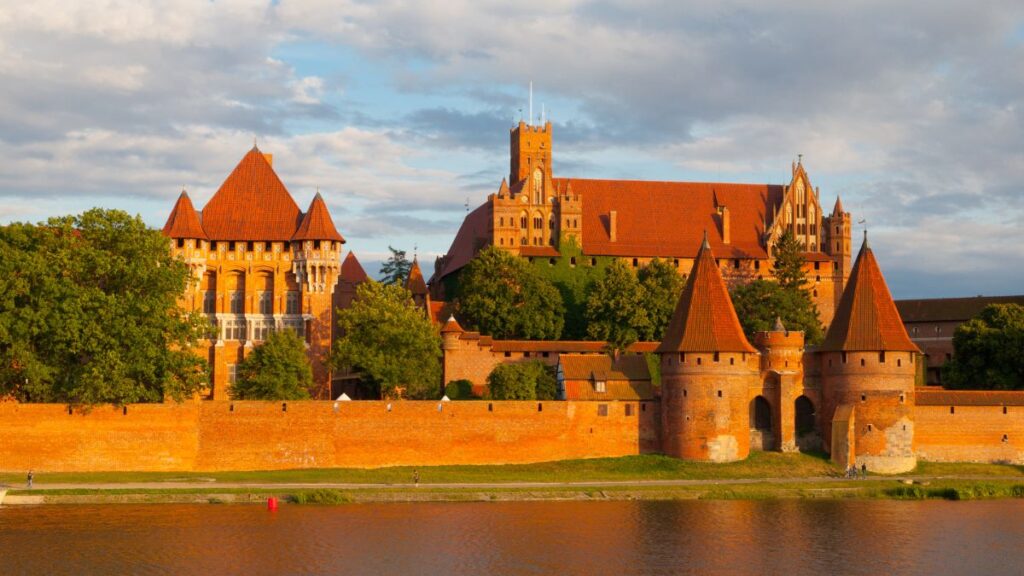 Malbork Castle is the world's largest brick castle. a UNESCO World Heritage site and one of the best places to visit in Poland