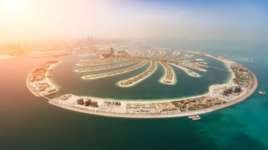Why not visit the Palm Jumeirah, which is on everyone's list of places to visit in Dubai