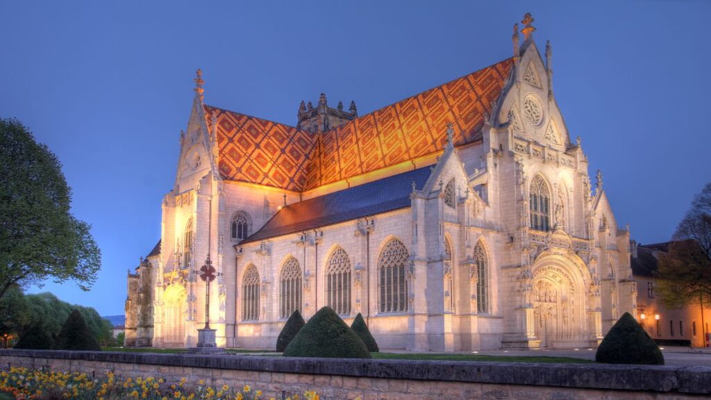 Monastere Royal de Brou is an iconic thing to visit along the Tour de France route