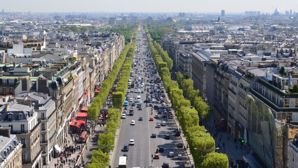 The Tour de France finishes at the Champs-Élysées, where you can experience the real France