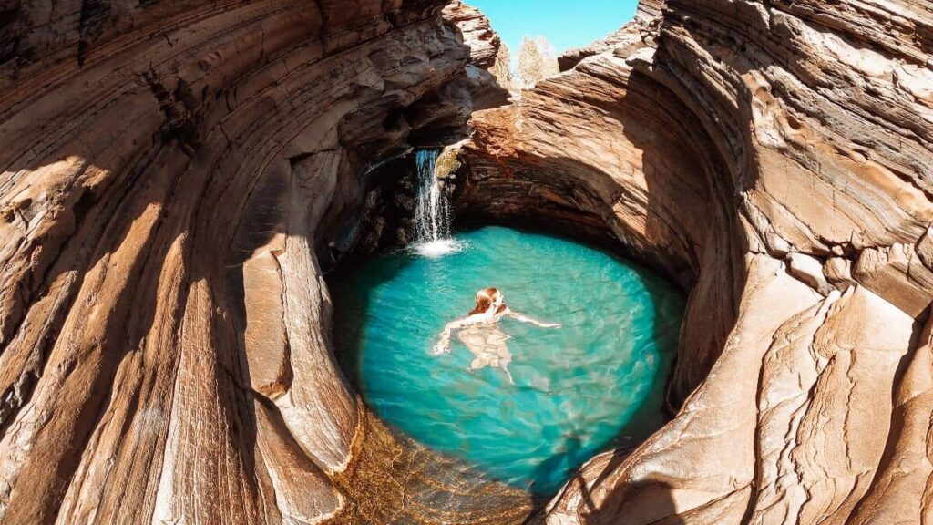 Hamersley Gorge in Karijini Park is one of the true Australian hidden gems