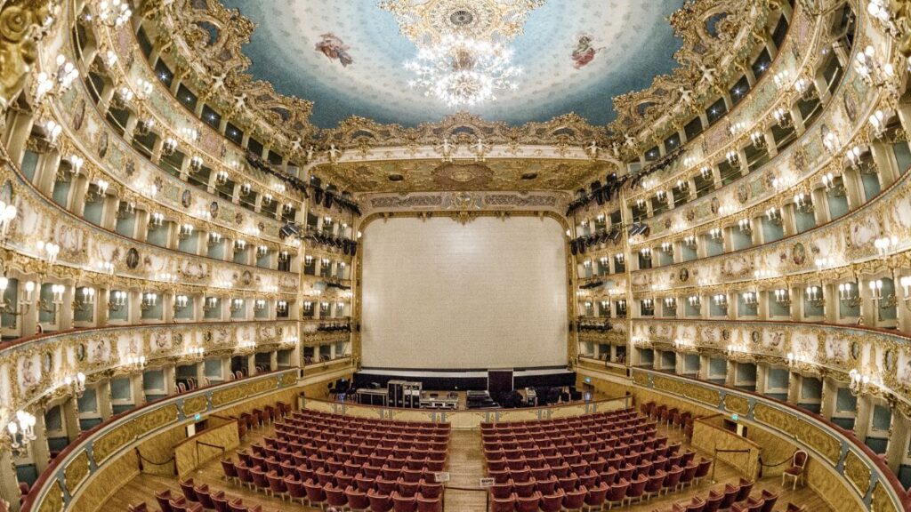 Teatro la Fenice is one of the most beautiful opera houses in Italy