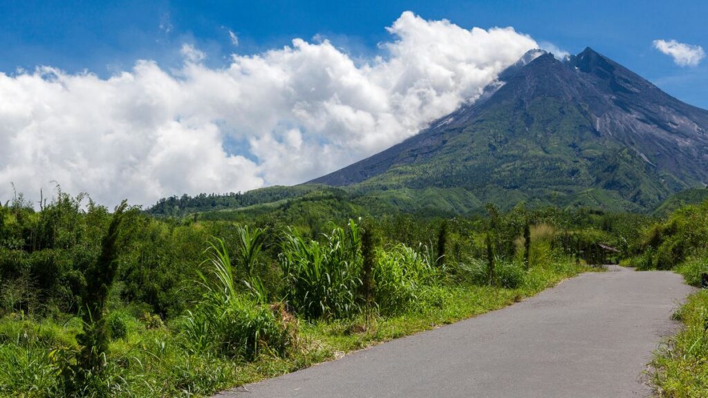 in Southeast Asia, Mount Merapi in Indonesia is one of the better known volcanoes in Asia