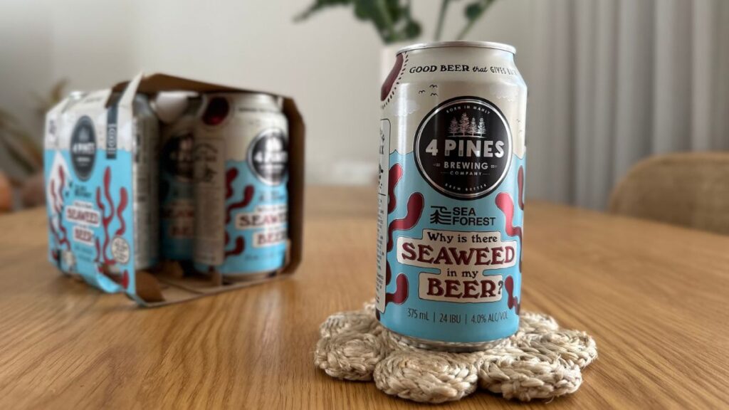Is there seaweed in my beer is the latest offering from 4 Pines Brewing company