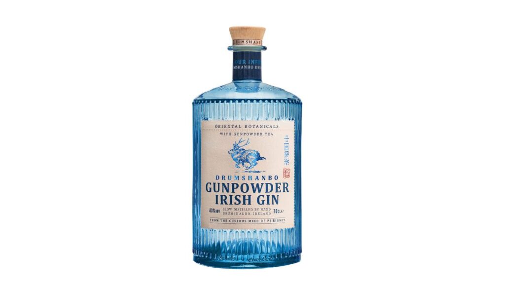 This is one of the more unique alcohol gifts to get someone, the Drumshanbo Gunpowder Irish Gin
