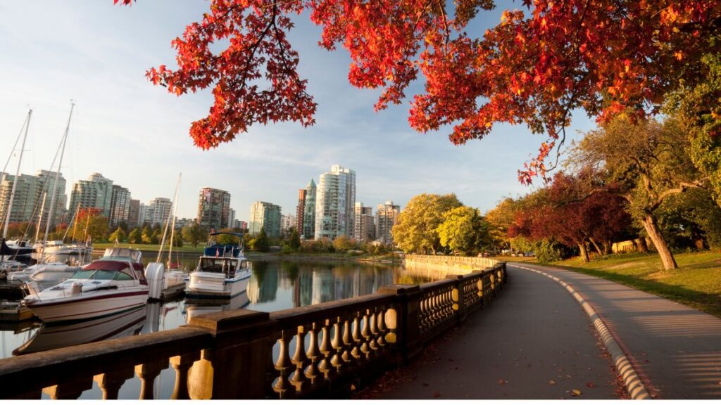 You can visit Vancouver, Canada for a Spring getaway for a fun easy trip