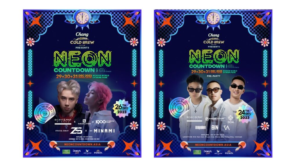 If you're looking for music festivals in Asia, you should consider Neon Countdown in Bangkok for NYE