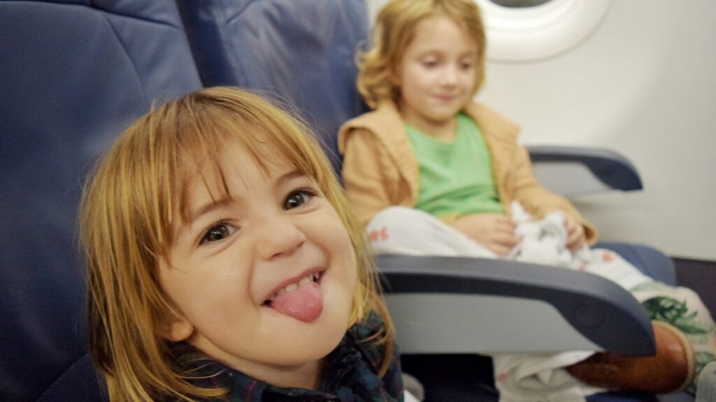 If you're children are prepared for the flight, it might help them stay calm