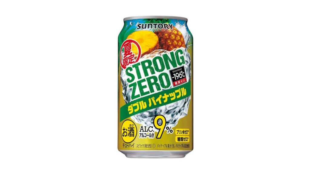 The Strong Zero Pineapple is a fresh and fuity option for canned alcoholic drinks