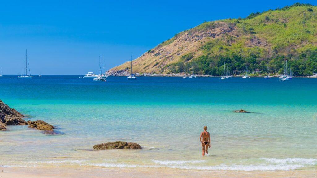 When you think about Phuket beaches, you have to visit Nai Harn Beach