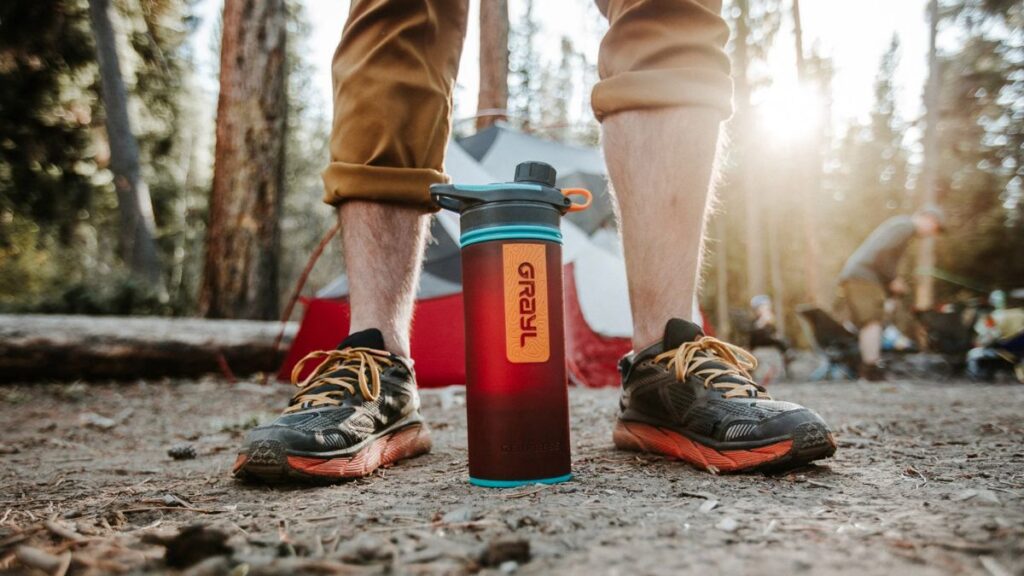 The Grayl GeoPress Purifier Bottle makes for an amazing father's day gift