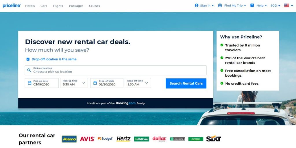 Some of the cheapest car rentals available on Priceline