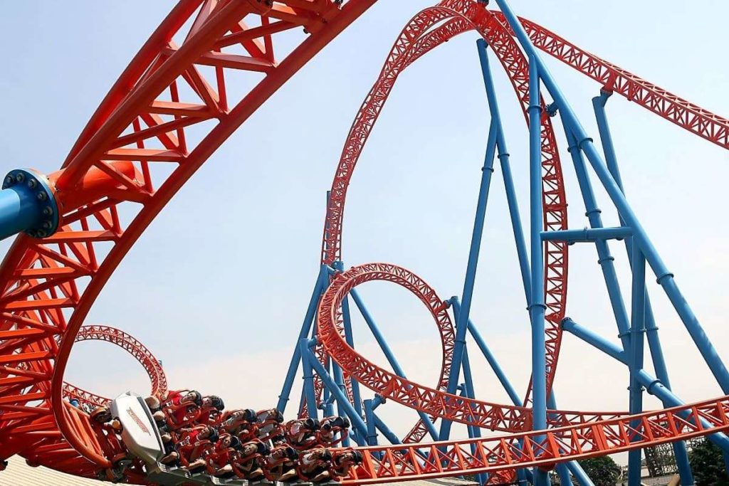 The scariest roller coaster in the world, Fahrenheit, Hersheypark, USA