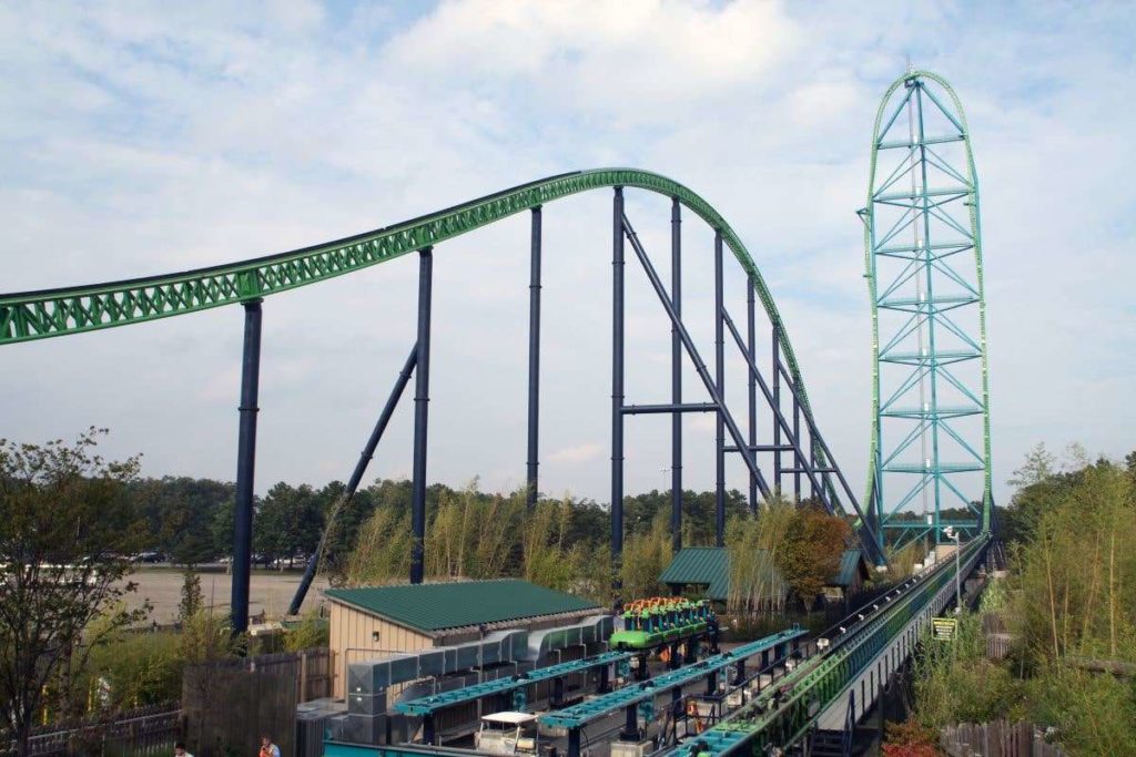 Tallest roller coaster in the world, Kingda Ka, Six Flags Great Adventure, USA