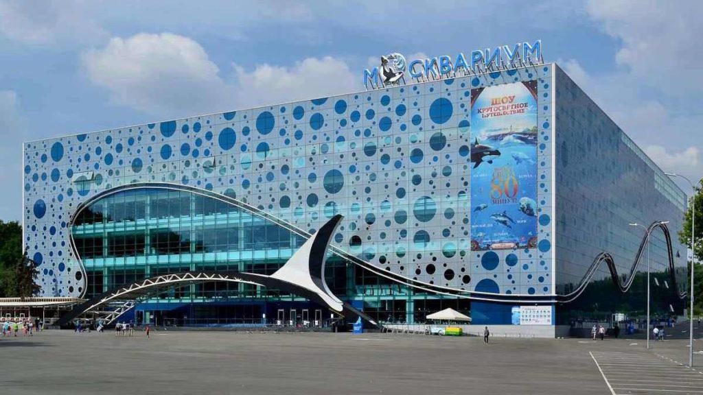 Biggest aquarium in the world, Moscow Oceanarium, Russia