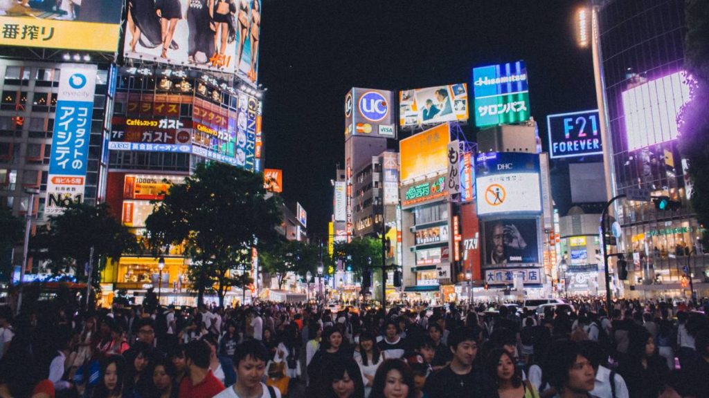 Most populated city in the world, Tokyo, Japan