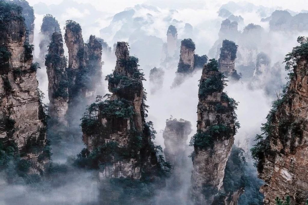 Unusual places to stay, Tianzi Mountins, China