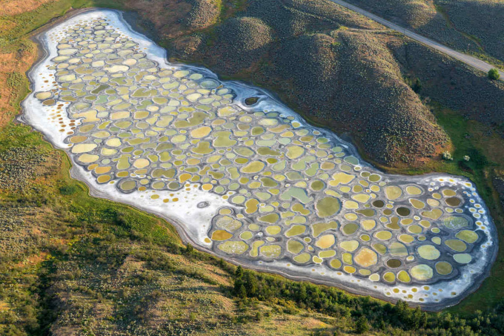 Weird places, Spotted Lake, Canada
