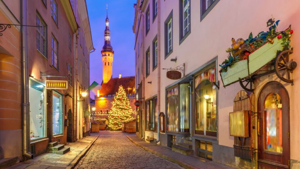 Tallinn, Estonia is one of the best places to visit for Christmas