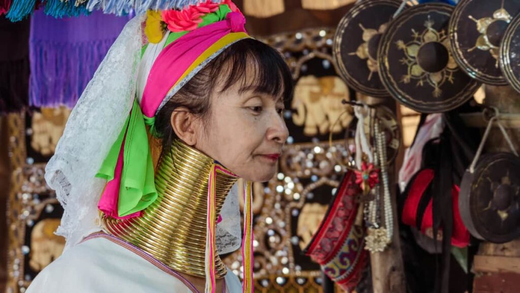 Woman from a local Chiang Mai tribe