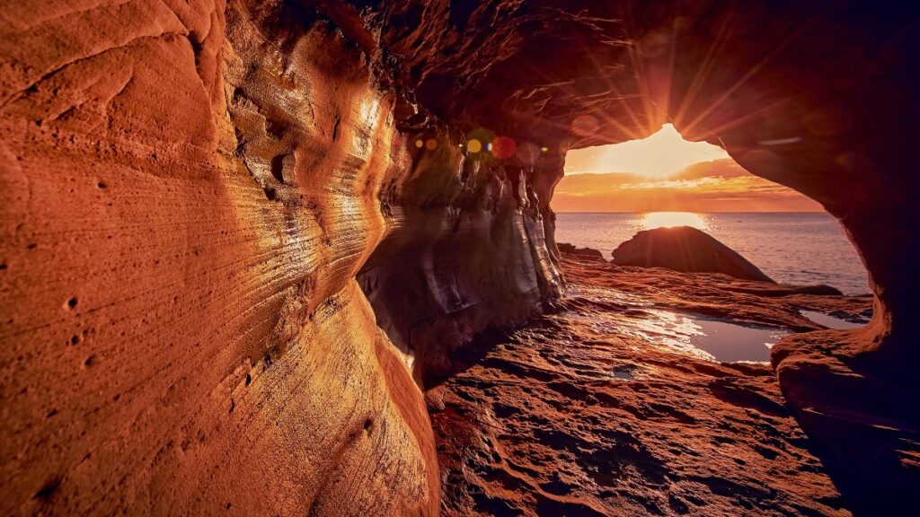 Queenscliff Tunnel at sunset
