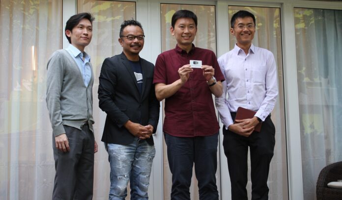 Seah Liang Chiang at the launch of The Shipping Container hotel