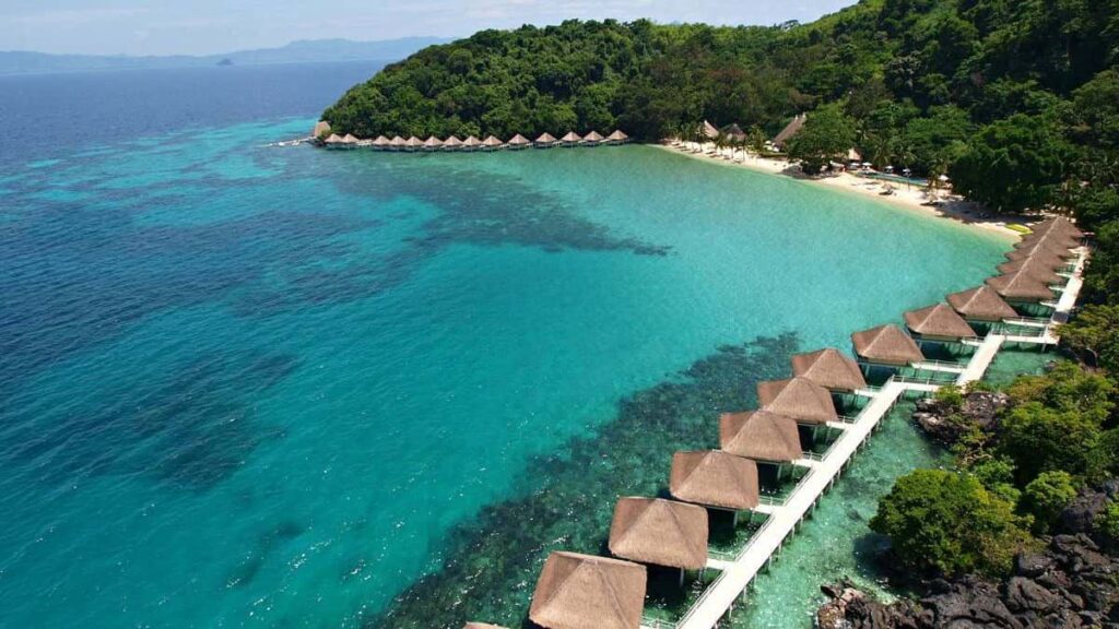 Best luxury resort in the world, El Nido Pangulasian Island, Palawan, Philippines