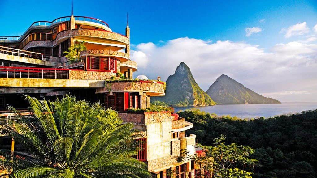 Best luxury resort in the world, Jade Mountain Resort, St. Lucia