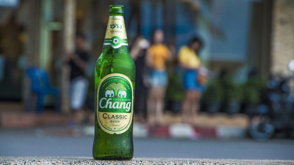 Chang beer, local Thai beer