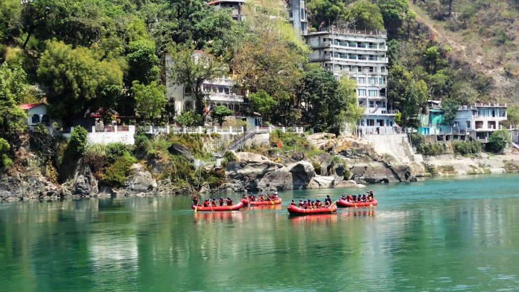 River boating in Rishikesh is a popular and fun way to spend your time there.
