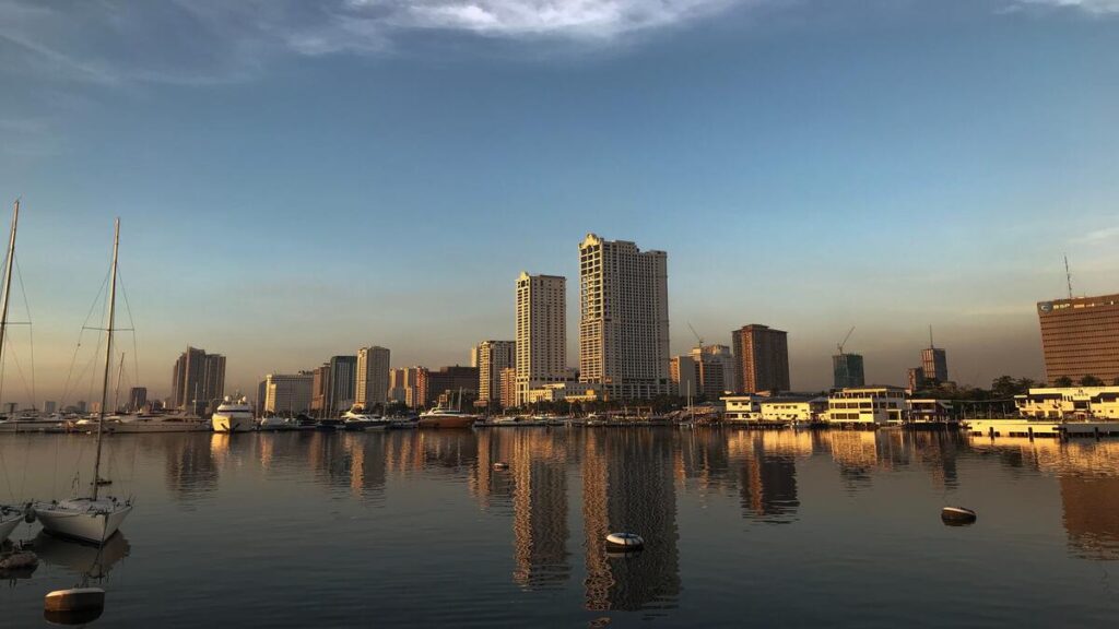 Get a stunning view of Manila's coast line