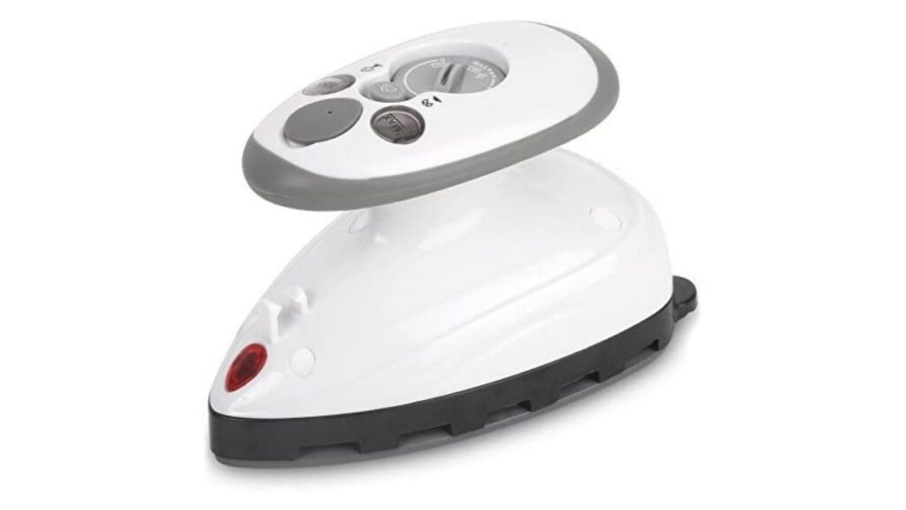 The Ivation mini travel iron is a great option for those with limited luggage space
