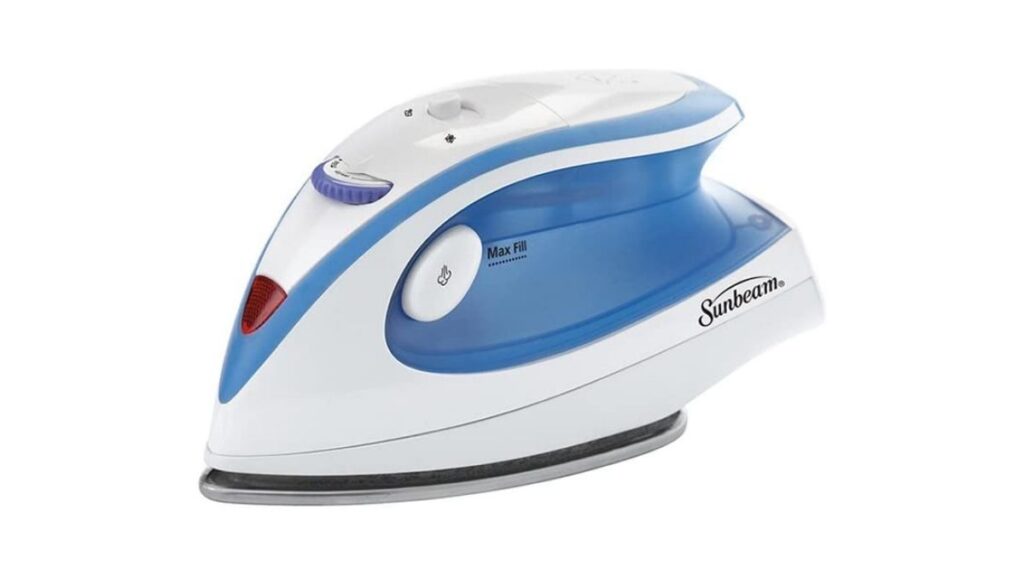 The Sunbeam Hot-2-Trot Travel is a great small travel iron to take with you