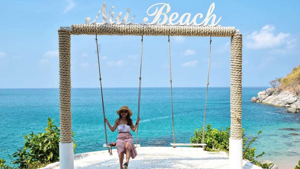 Naked beaches, Nui Beach, Phuket, Thailand