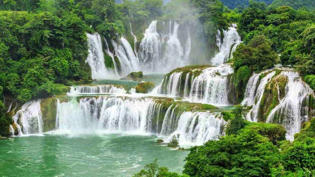 Tallest waterfall in the world, Ban Gioc-Detian Falls, Vietnam