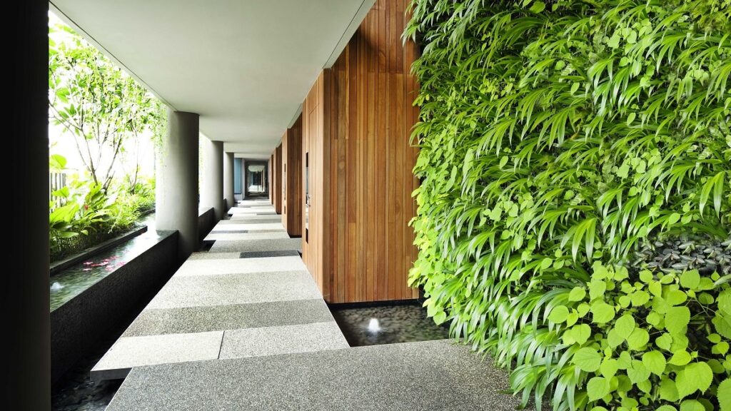 PARKROYAL COLLECTION Pickering Outdoor Corridor Skygarden Level - sustainability