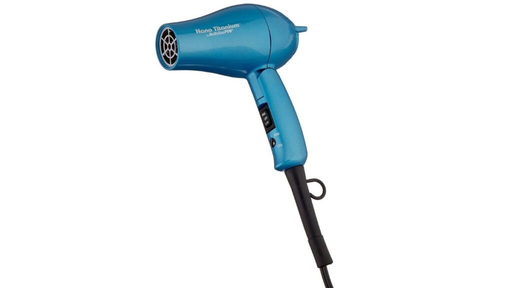 best travel size hair dryer BaBylssPro nano titanium