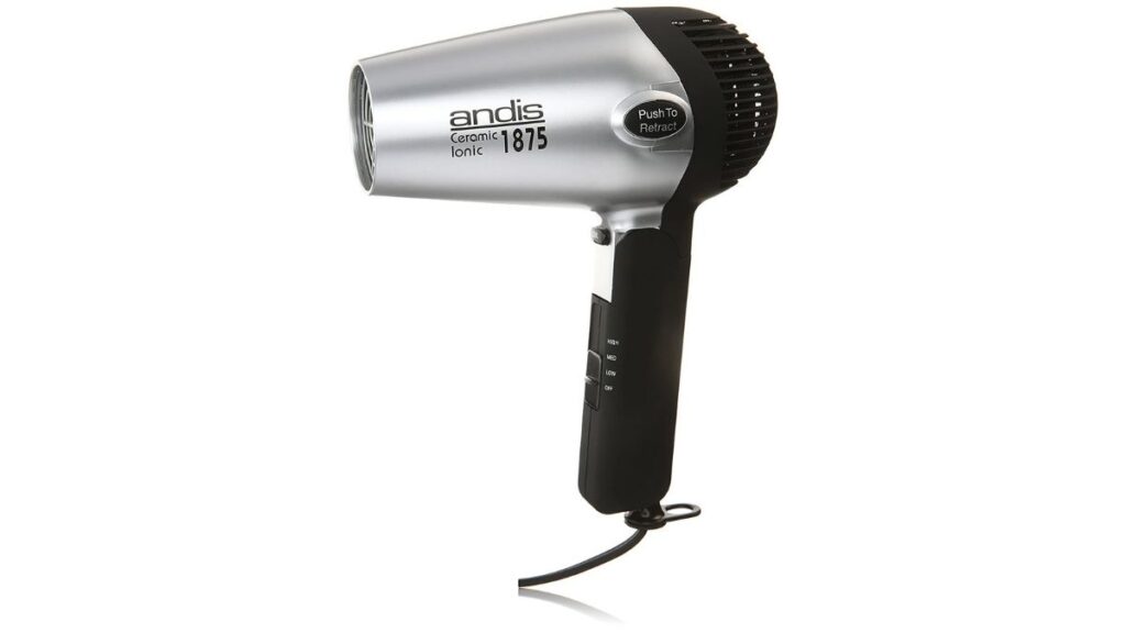 travel hair dryer andis 1875